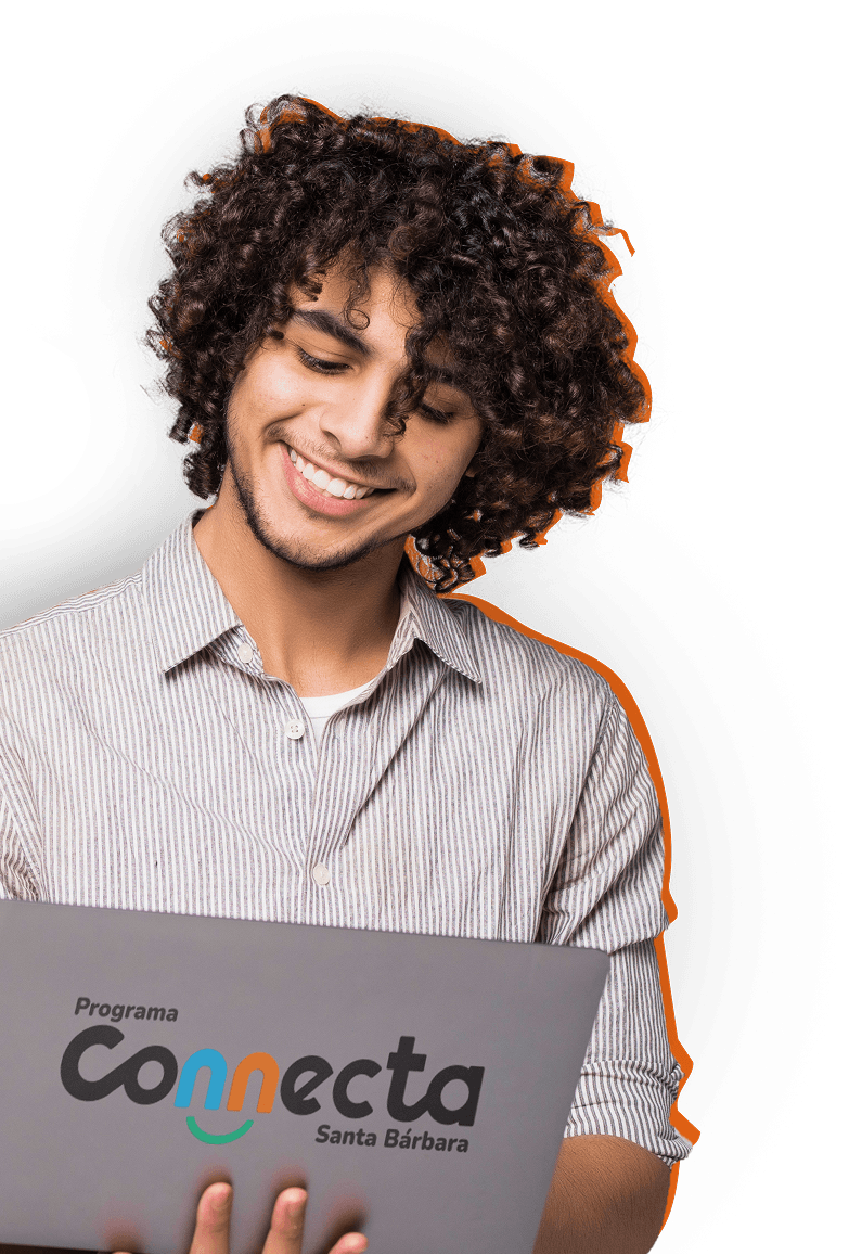 Aluno Connecta com notebook